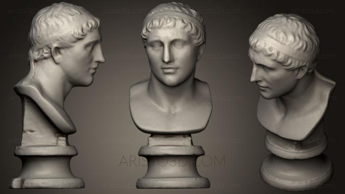 Busts and heads antique and historical (BUSTA_0408) 3D model for CNC machine